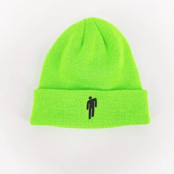Knit Beanie Neon Green Beanie Billie Eilish Billie Eilish